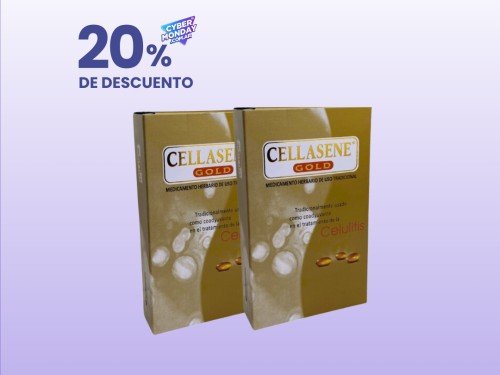 Cellasene Gold Anticelulitis X2 Unidades 30 Cápsulas