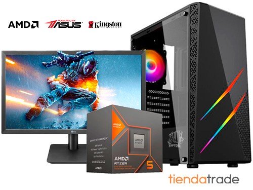 Pc Gamer Ryzen 5 32gb 1tb Computadora Escritorio Completa