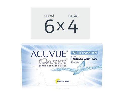 Lentes de contacto Acuvue Oasys para astigmatismo