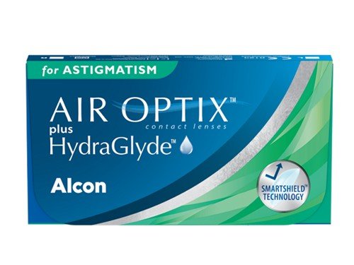 Lentes de contacto Air Optix Plus con HydraGlyde para astigmatismo