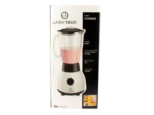 Licuadora Whitenblack Jarra Vidrio 850W 1.50l