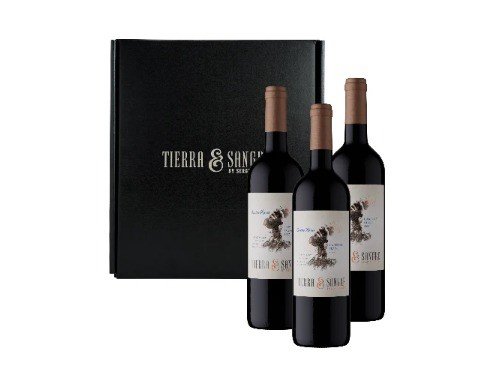 Vino Cabernet Franc - Bodega Tierra y Sangre con Estuche x 3 unidades