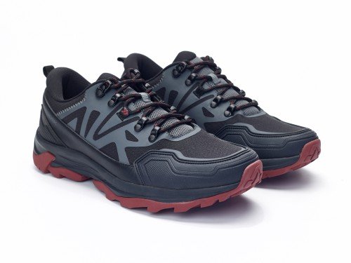 Zapatilla Deportiva Outdoor Alpes Mujer Hombre Unisex Negro Atomik