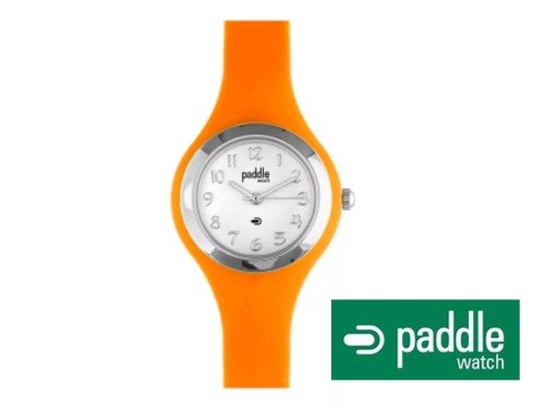 Reloj Paddle Watch Mujer Niños Analogo Naranja