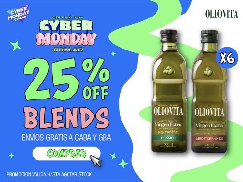 Oliovita Blends 6 unidades x 500ml - Aceite de Oliva Virgen Extra