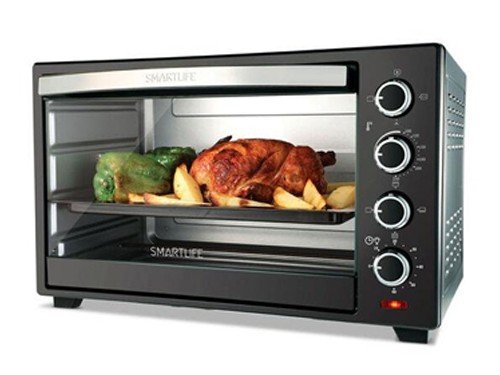 Horno Eléctrico SL-TO0040PN 40 Litros Ancho 54Cm Negro Smartlife