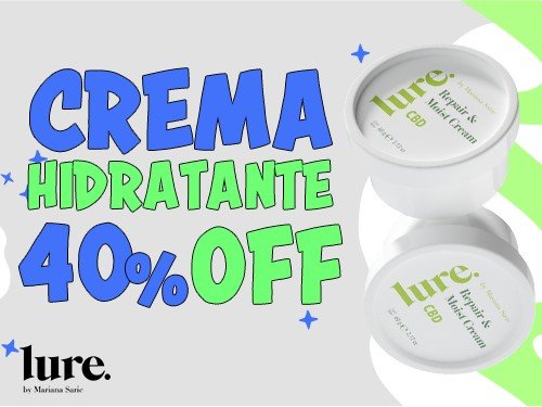 Crema Hidratante Reparadora CBD - LURE by MS