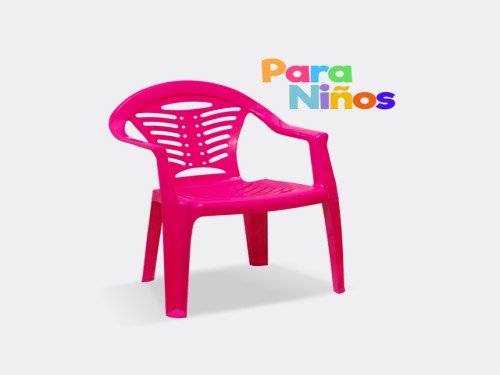 Sillita Plastica Infantil Linea Carolina Art4303 Colombraro