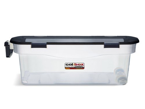 Caja Plástica Megacol Box X 90 Lts Con Ruedas Colombraro