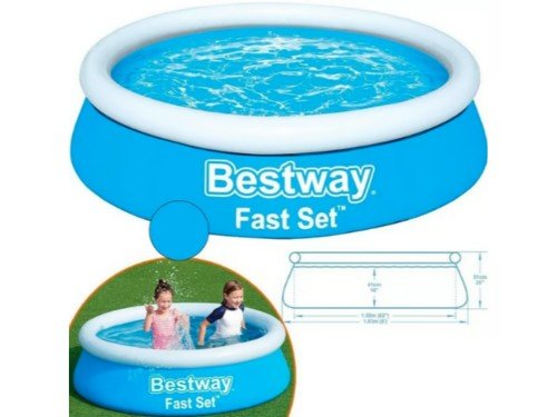 Pileta Bestway Fast Set 940L 183cm x 51cm – 57392 $75.999,00