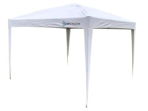 Gazebo Bynox de Acero Plegable Blanco 3×3 FI-GZBJRD-BL