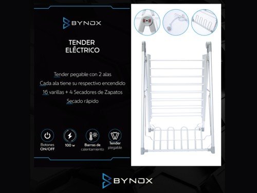 Tender eléctrico Bynox con seca calzados 230W CI-TENLEC-23