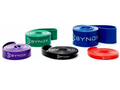 Set de 5 bandas de resistencia Bynox ES-BNDRES-05