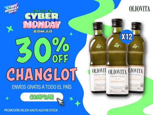 Oliovita Changlot 12 unidades x 500ml - Aceite de Oliva Virgen Extra