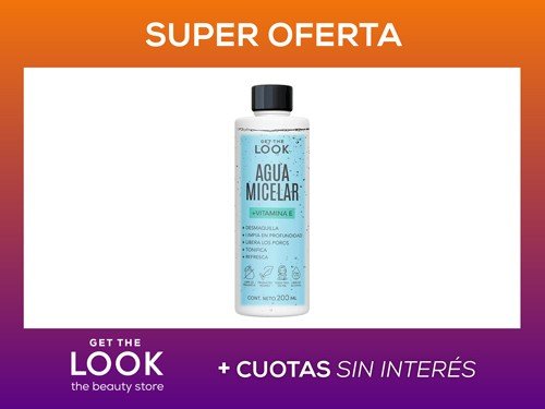 Agua Micelar Get The Look x 200 ml