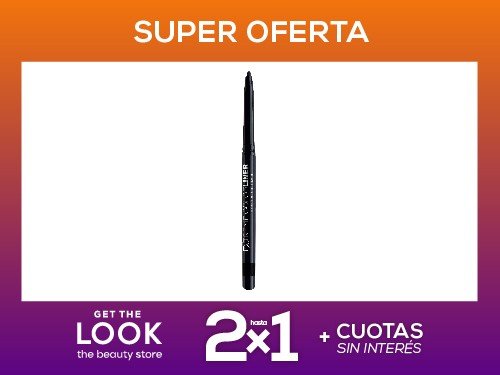 Delineador de Ojos Retráctil Extreme Color Liner Black