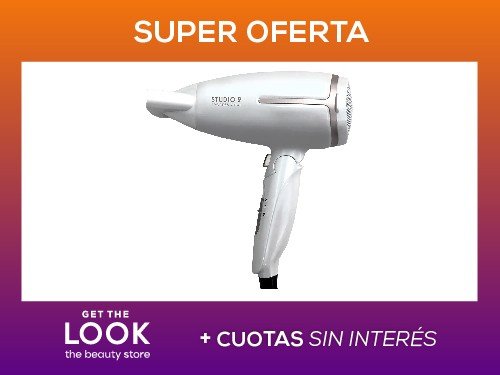 Secador de Pelo Studio 9 Professional Plegable 1800W