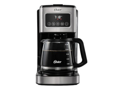 Cafetera Programable Oster De 12 Tazas Con Pantalla Táctil