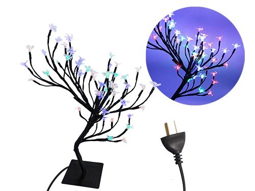 Arbolito Luminoso 45cm Deluxe Árbol Rgb Led Multicolor Decoración