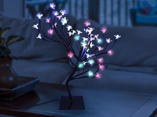 Arbolito Luminoso 45cm Deluxe Árbol Rgb Led Multicolor Decoración