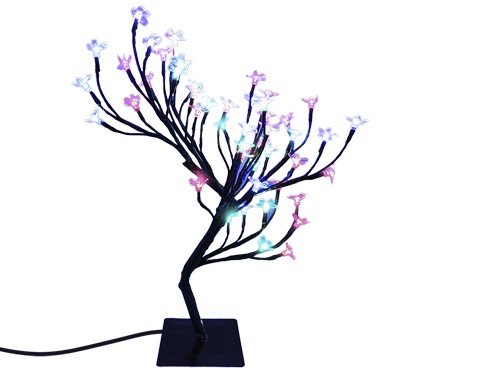 Arbolito Luminoso 45cm Deluxe Árbol Rgb Led Multicolor Decoración