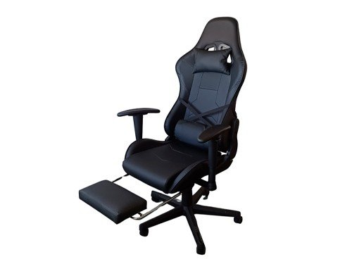 Silla Gamer Ergonómica PC Reclinable 180° Giratoria Con Apoyapies