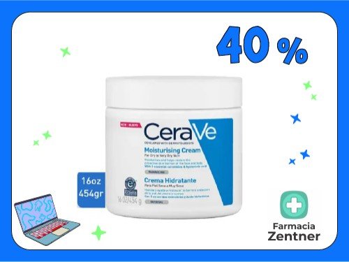 Crema Hidratante Facial Corporal Piel Seca Cerave