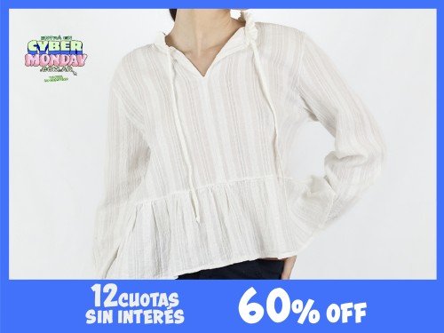 Camisa de bambula Sofi 60%OFF de EVA MILLER