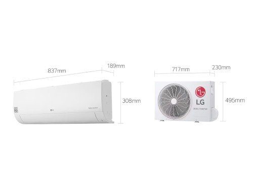 Aire Acondicionado LG Dual Cool Split Inverter Frío/calor 3000 F