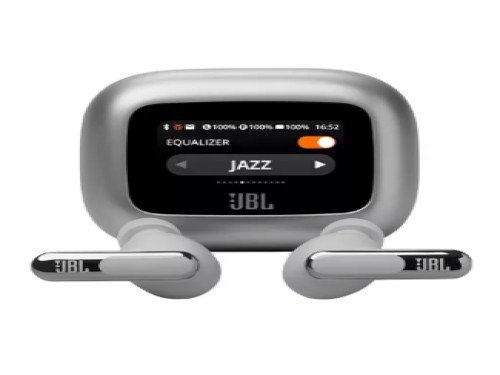 Auriculares inalámbricos Jbl Live Beam 3 True Plateado