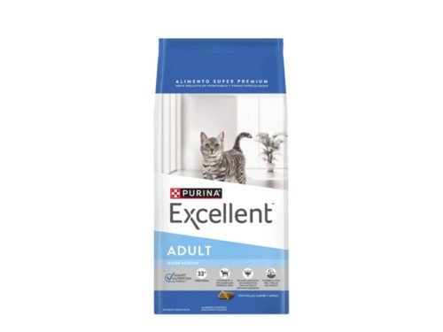 Alimento Excellent Gato Adulto Pollo y Arroz 15Kg