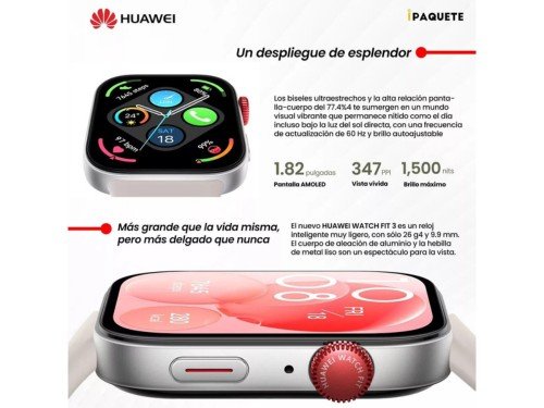 SMARTWATCH HUAWEI FIT 3 BLACK