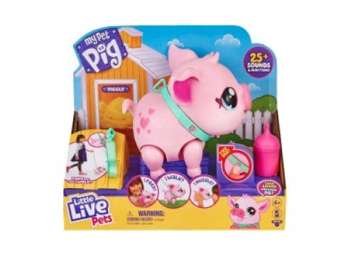 Cerdito Interactivo con 25 sonidos - Piggly - Little live Pets