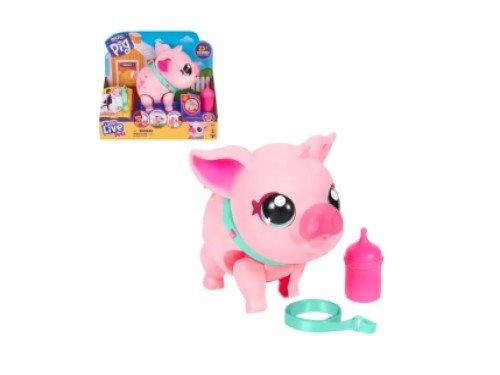 Cerdito Interactivo con 25 sonidos - Piggly - Little live Pets