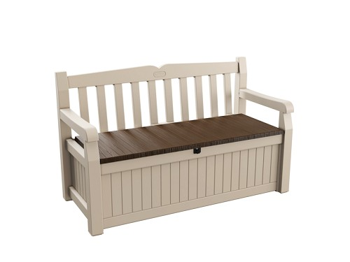 Banco De Jardin Con Almacenamiento Eden Beige