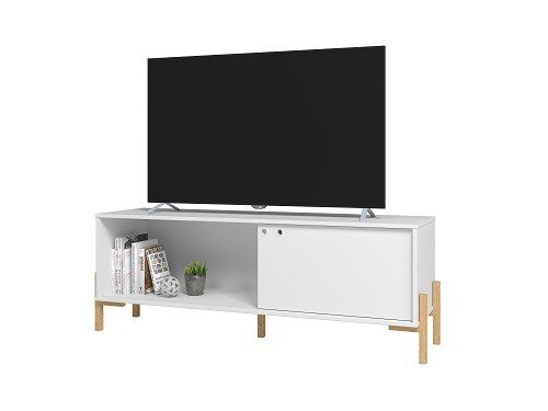 Rack Para Tv Blanco Uma