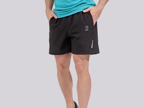 Short Deportivo con bolsillo tela plana con spandex Runik