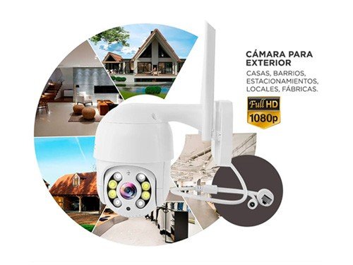 Pack x2: Cámara de Seguridad Domo Motorizada Wi-Fi FHD IP GADNIC 