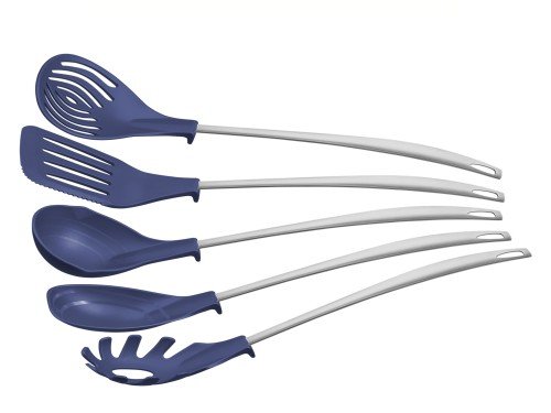 Set de Utensilios de Cocina Tramontina Silicona 5 Piezas Azul