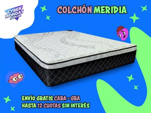 Colchón Meridia Esp. Alta Dens 45 Kg Europillow Viscoelástico 190x140