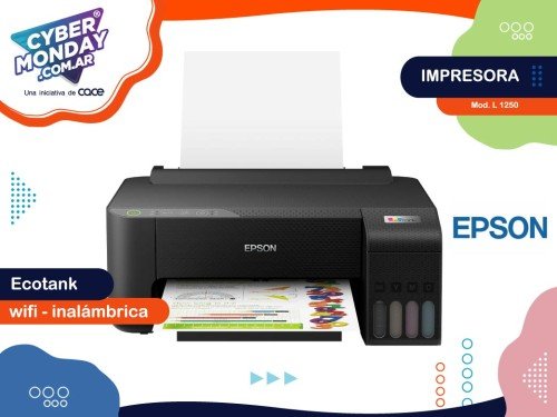 Impresora Mod. L 1250 Ecotank, Wifi, inalámbrica, Epson