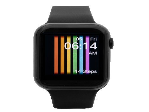 SMARTWATCH NEGRO con RECEPCIÓN DE LLAMADAS