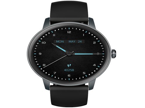 SMARTWATCH NEGRO MALLA SILICONA con RECEPCION DE LLAMADAS