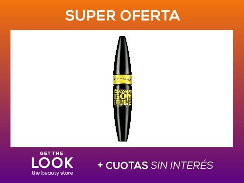 Máscara de Pestañas Maybelline The Colossal Go Extreme Black 9,7ml