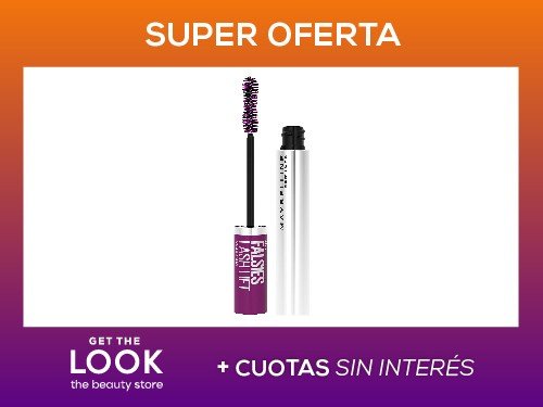 Máscara de Pestañas Maybelline Falsies Lash Lift Washable x 9,5 ml