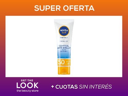 Protector Solar Facial Nivea Control Anti-Brillo Fps 50  x 50 ml