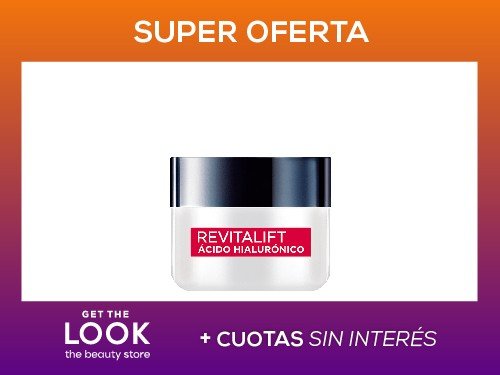 Crema Facial L'Oréal Paris Revitalift Ácido Hialurónico Día x 50 ml