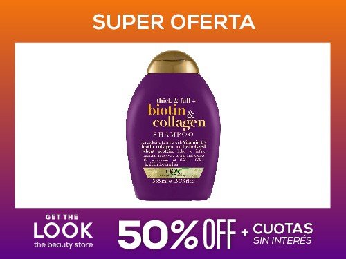 Shampoo OGX Biotin Collagen x 385 ml