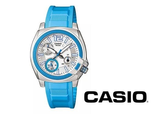 Reloj Mujer Casio Ltp1320b-2a2 Malla Resina Calendario