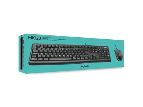 TECLADO LOGITECH + MOUSE OPTICO USB MK120